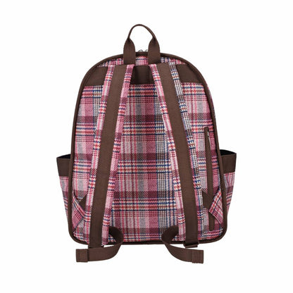 ROUTE BACKPACK 健行後背包 - 粉紅格紋