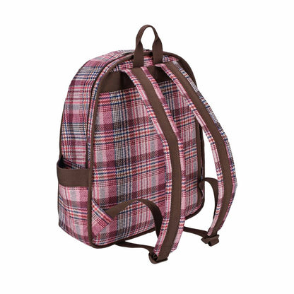 ROUTE BACKPACK 健行後背包 - 粉紅格紋