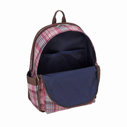 ROUTE BACKPACK 健行後背包 - 粉紅格紋