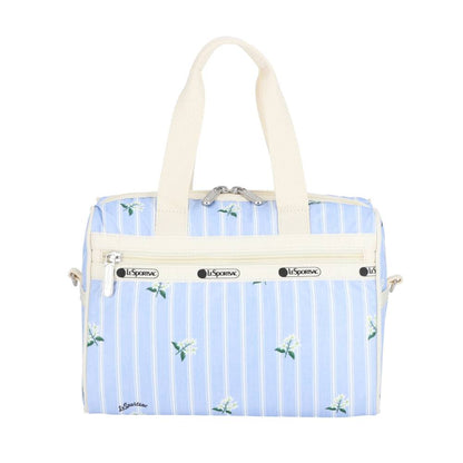 EVERYDAY SM SATCHEL 小型日常兩用包 - 茉莉條紋