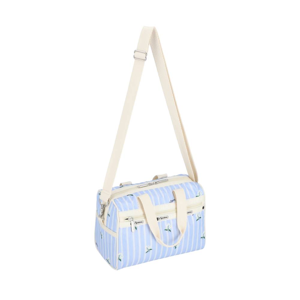 EVERYDAY SM SATCHEL 小型日常兩用包 - 茉莉條紋