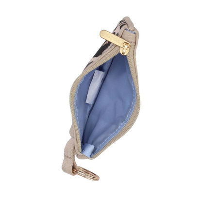KEY CARD HOLDER 卡片零錢包 - 拿鐵豹紋
