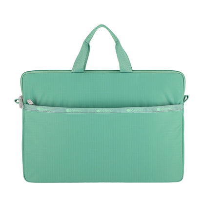 TH LAPTOP CASE 日常通勤筆電包 - 鼠尾草綠
