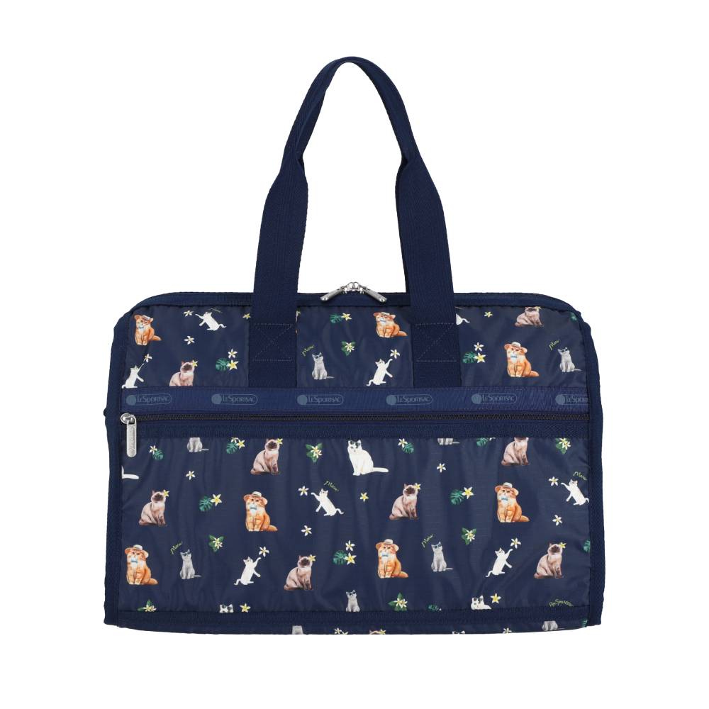 DELUXE MED WEEKENDER 奢華中型旅行袋 - 熱帶喵喵貓