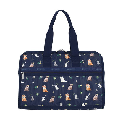 DELUXE MED WEEKENDER 奢華中型旅行袋 - 熱帶喵喵貓