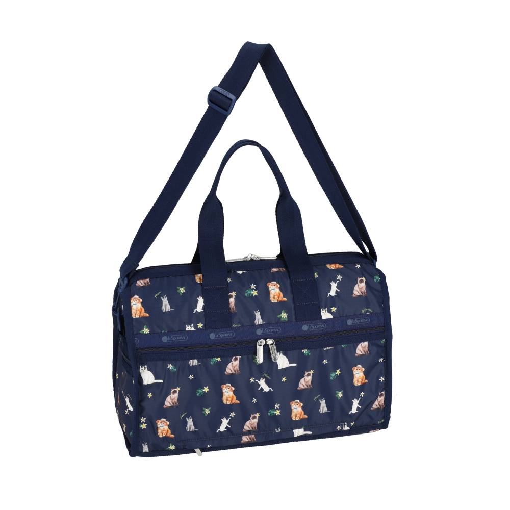 DELUXE MED WEEKENDER 奢華中型旅行袋 - 熱帶喵喵貓