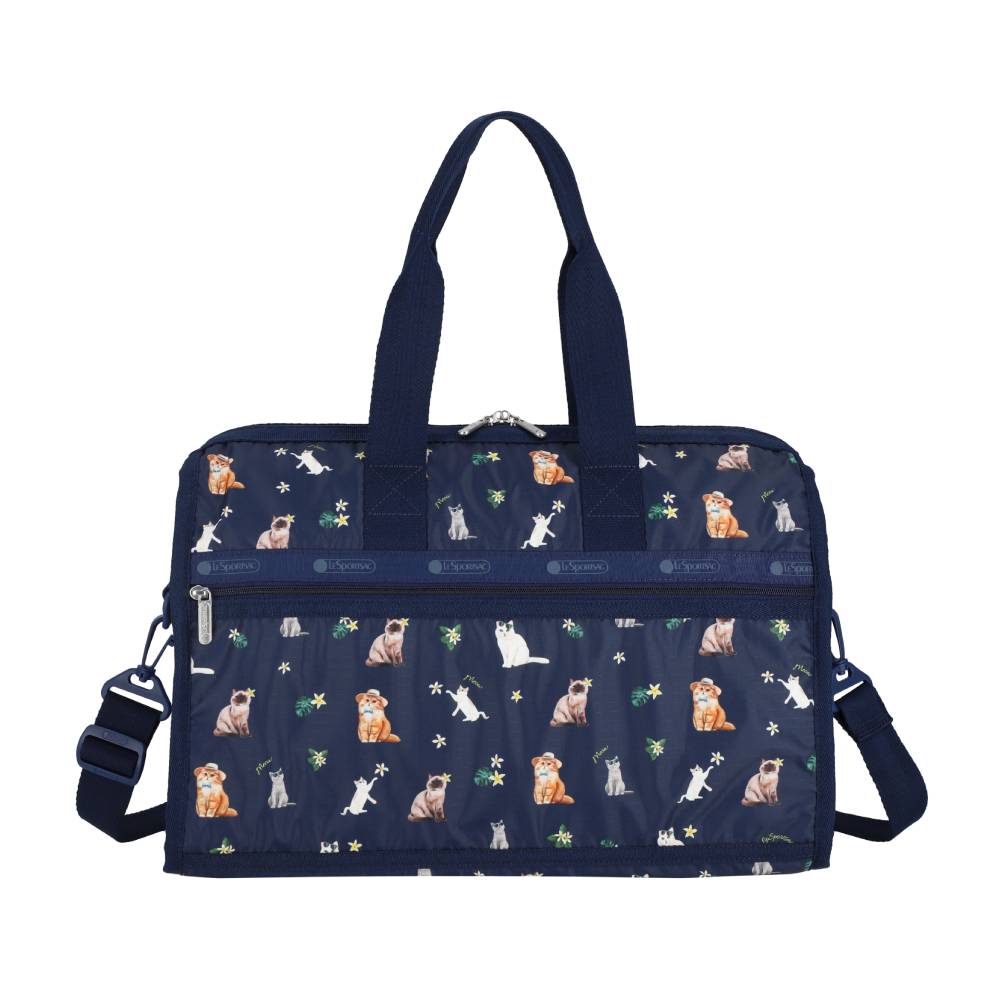 DELUXE MED WEEKENDER 奢華中型旅行袋 - 熱帶喵喵貓