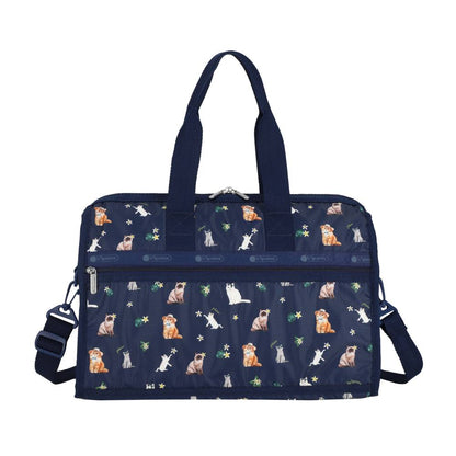 DELUXE MED WEEKENDER 奢華中型旅行袋 - 熱帶喵喵貓