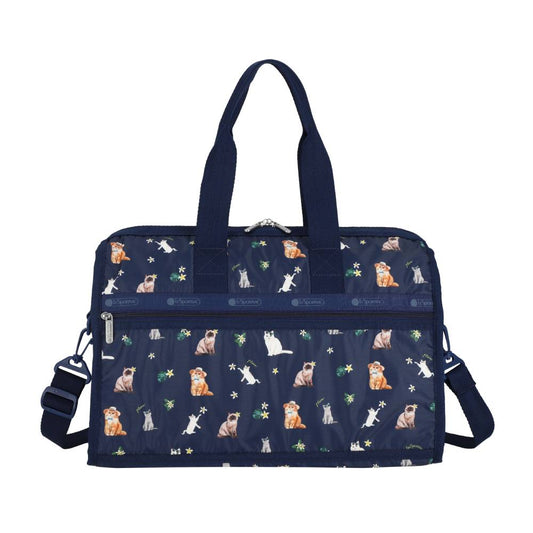 DELUXE MED WEEKENDER 奢華中型旅行袋 - 熱帶喵喵貓