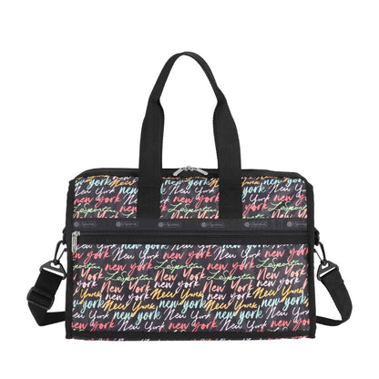 DELUXE MED WEEKENDER 奢華中型旅行袋 - 紐約筆記