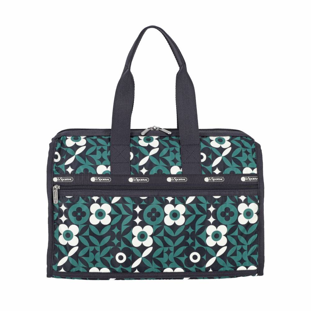 DELUXE MED WEEKENDER 奢華中型旅行袋 - 植物花磚