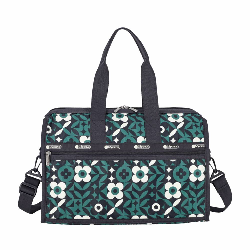 DELUXE MED WEEKENDER 奢華中型旅行袋 - 植物花磚