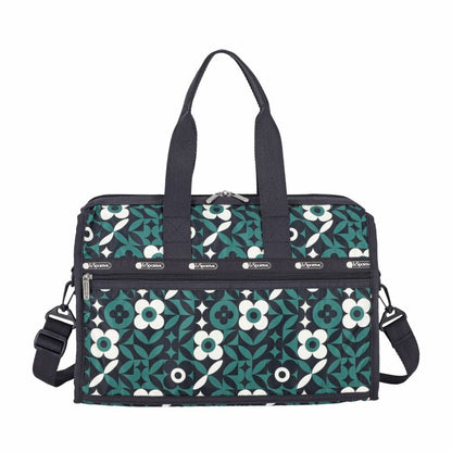 DELUXE MED WEEKENDER 奢華中型旅行袋 - 植物花磚