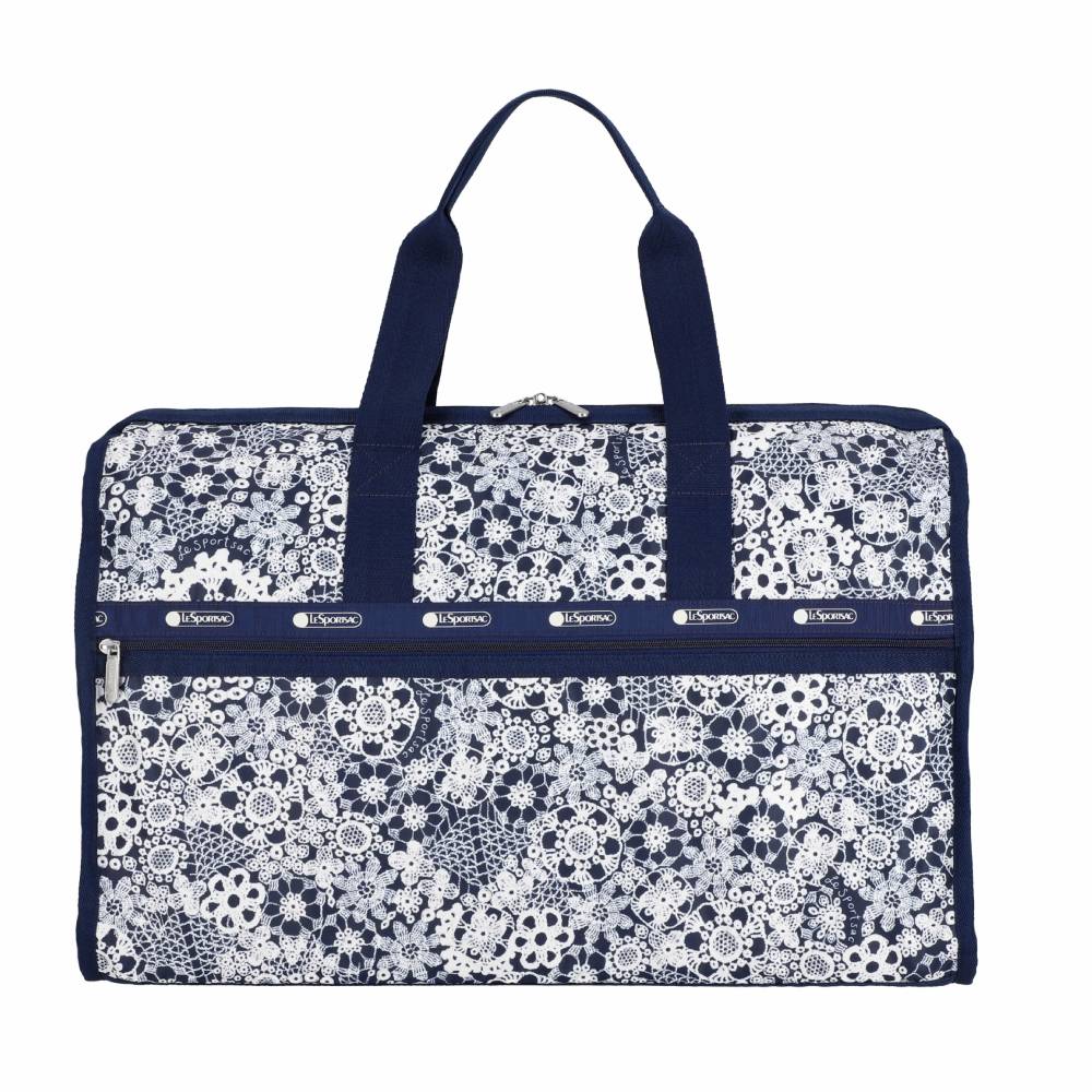 DELUXE LG WEEKENDER 奢華大型旅行袋 - 花卉蕾絲
