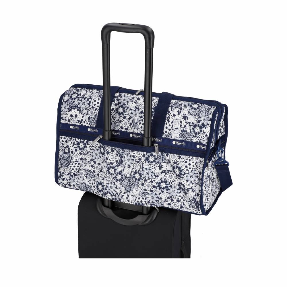 DELUXE LG WEEKENDER 奢華大型旅行袋 - 花卉蕾絲