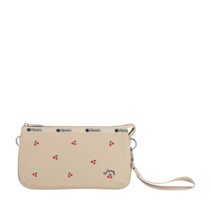 MED KOKO CROSSBODY 手拿斜肩兩用包 - 櫻桃刺繡