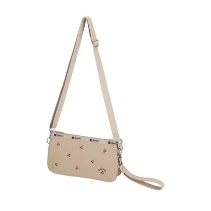 MED KOKO CROSSBODY 手拿斜肩兩用包 - 櫻桃刺繡