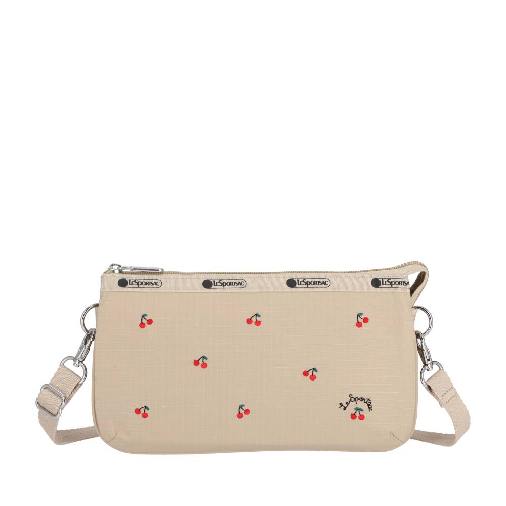 MED KOKO CROSSBODY 手拿斜肩兩用包 - 櫻桃刺繡