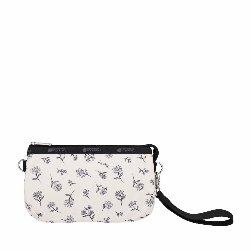 MED KOKO CROSSBODY 手拿斜肩兩用包 - 素描花卉
