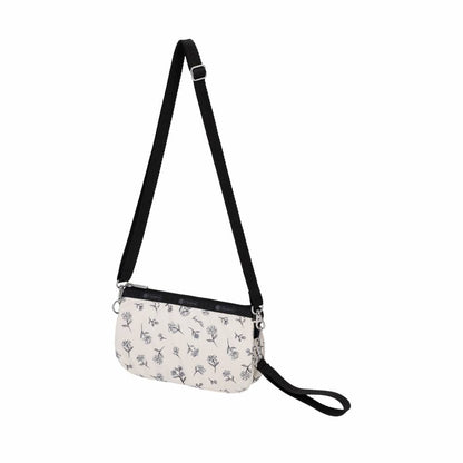 MED KOKO CROSSBODY 手拿斜肩兩用包 - 素描花卉