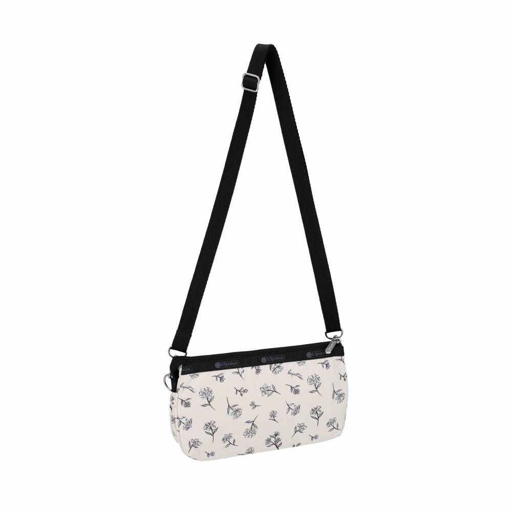 MED KOKO CROSSBODY 手拿斜肩兩用包 - 素描花卉