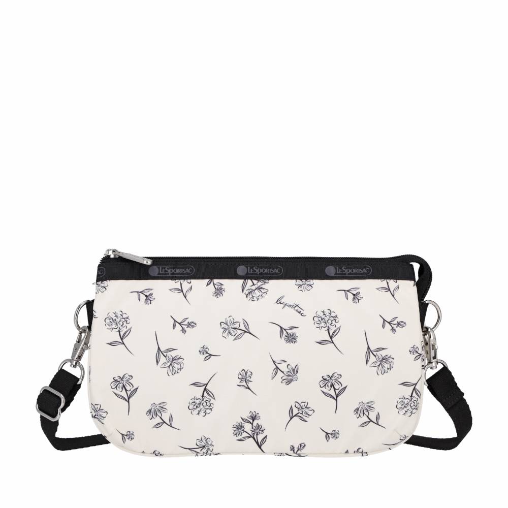 MED KOKO CROSSBODY 手拿斜肩兩用包 - 素描花卉