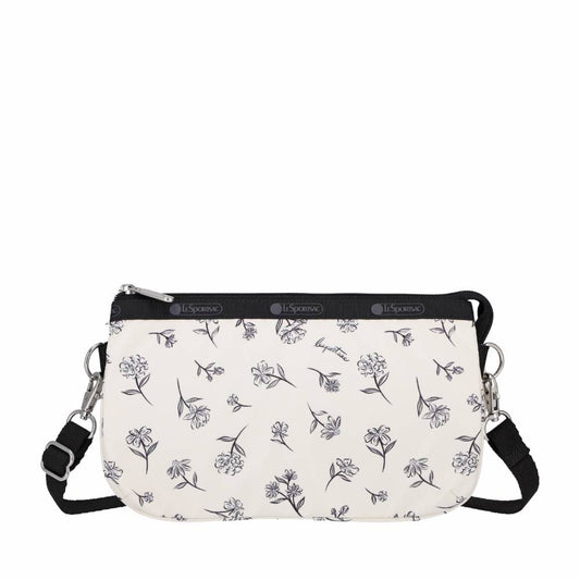 MED KOKO CROSSBODY 手拿斜肩兩用包 - 素描花卉