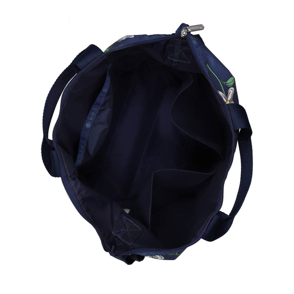 DELUXE EASY CARRY TOTE 兩用托特包 - 夜藍花卉