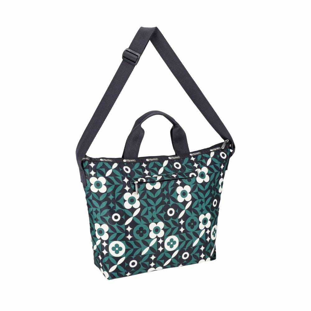 DELUXE EASY CARRY TOTE 兩用托特包 - 植物花磚
