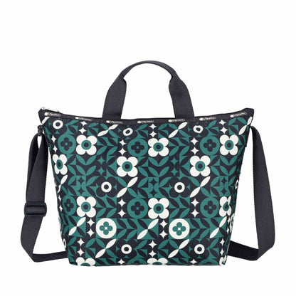 DELUXE EASY CARRY TOTE 兩用托特包 - 植物花磚