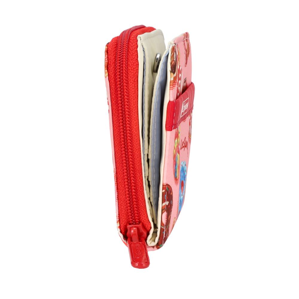 CLAIRE WALLET 拉鍊短夾 - 甜甜圈派對