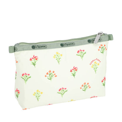 COSMETIC CLUTCH 雙層拉鍊化妝包 - 夏日草原