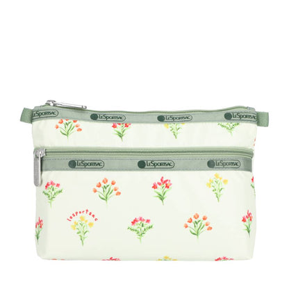 COSMETIC CLUTCH 雙層拉鍊化妝包 - 夏日草原