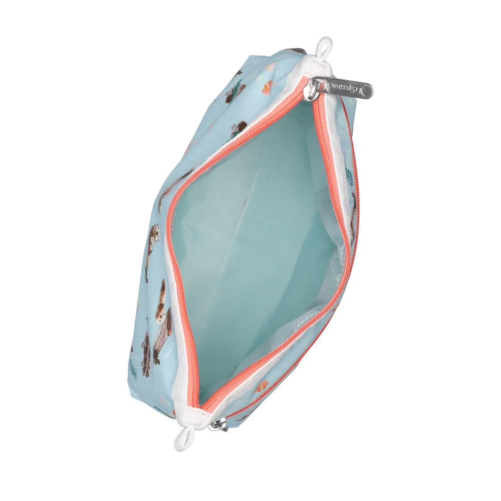COSMETIC CLUTCH 雙層拉鍊化妝包 - 漂浮海獺