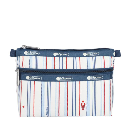 COSMETIC CLUTCH 雙層拉鍊化妝包 - 歡樂旅程