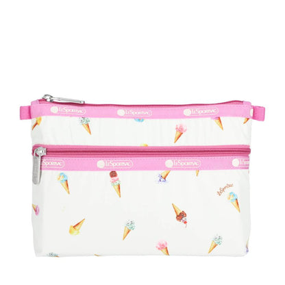 COSMETIC CLUTCH 雙層拉鍊化妝包 - 甜蜜嘉年華