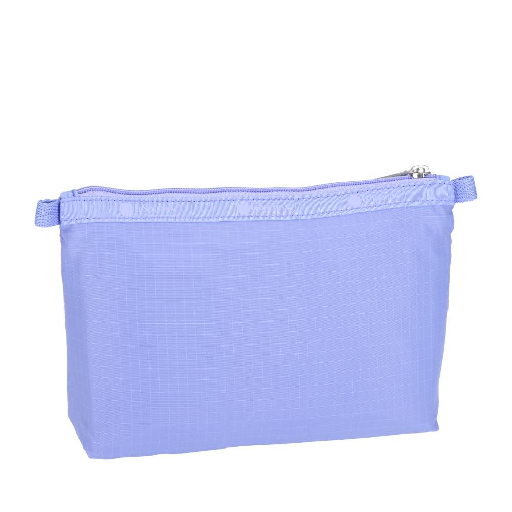 COSMETIC CLUTCH 雙層拉鍊化妝包 - 淡紫夢境
