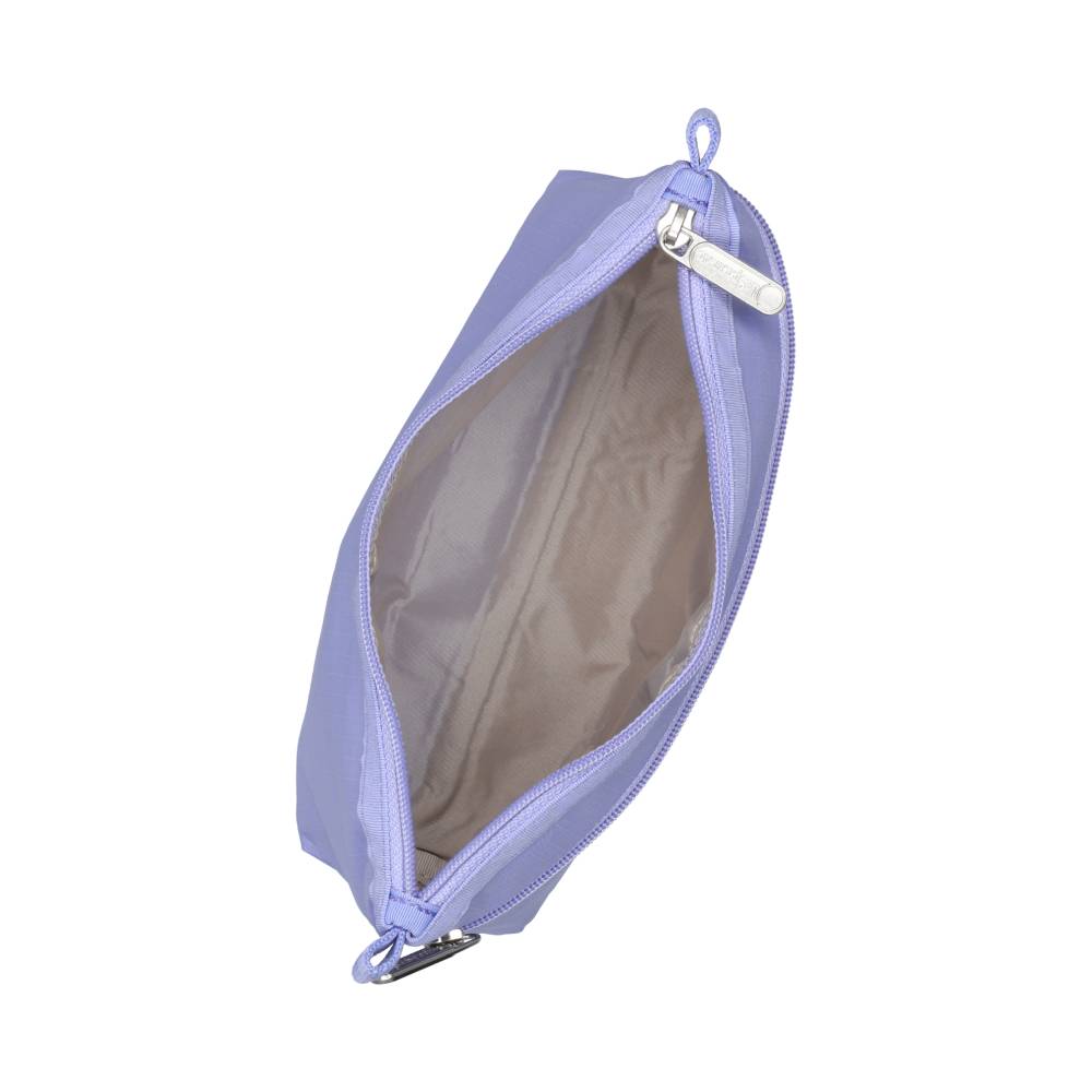 COSMETIC CLUTCH 雙層拉鍊化妝包 - 淡紫夢境