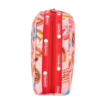 EXTRA LARGE RECTANGULAR COSMETIC 加大型化妝包 - 甜甜圈派對