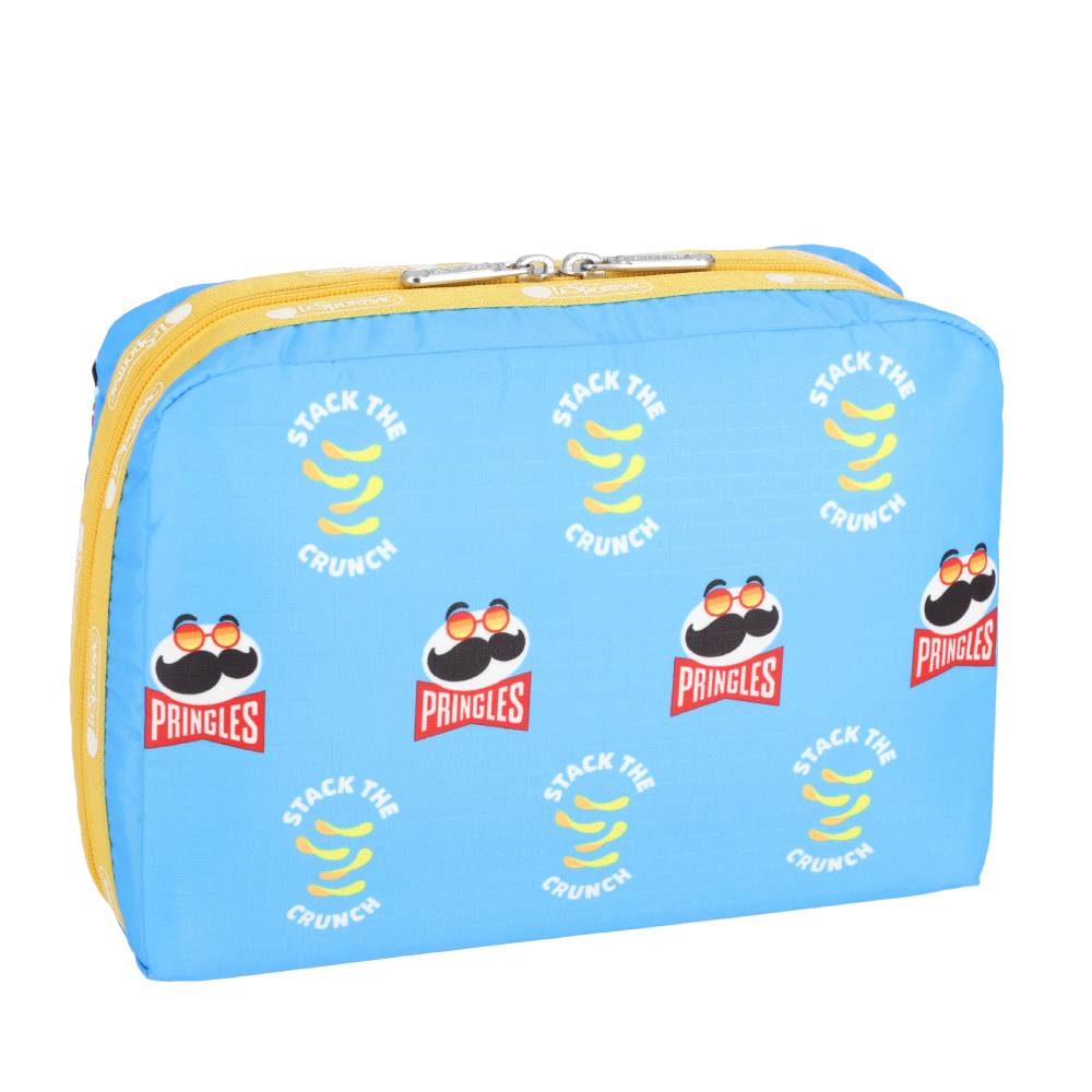 EXTRA LARGE RECTANGULAR COSMETIC 加大型化妝包 - PRINGLES 品客
