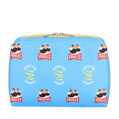 EXTRA LARGE RECTANGULAR COSMETIC 加大型化妝包 - PRINGLES 品客