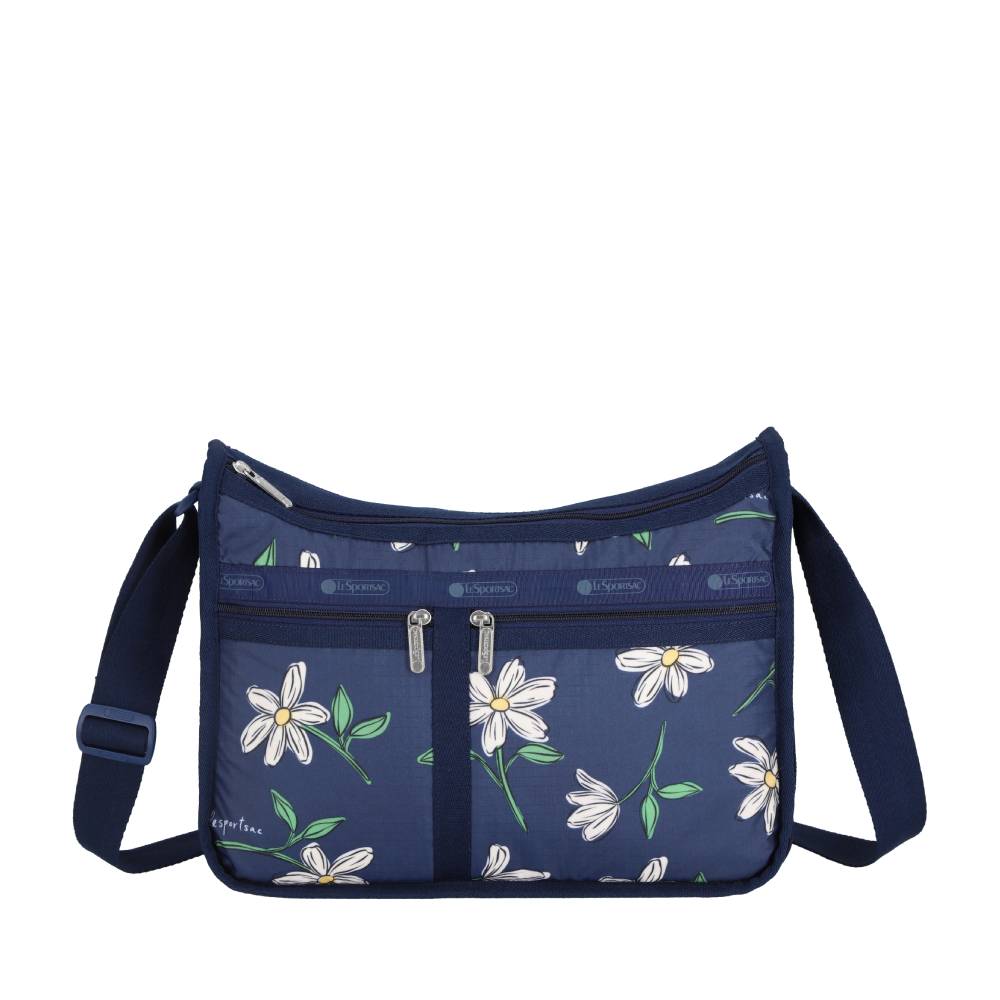 DELUXE EVERYDAY BAG 奢華斜背包 - 夜藍花卉