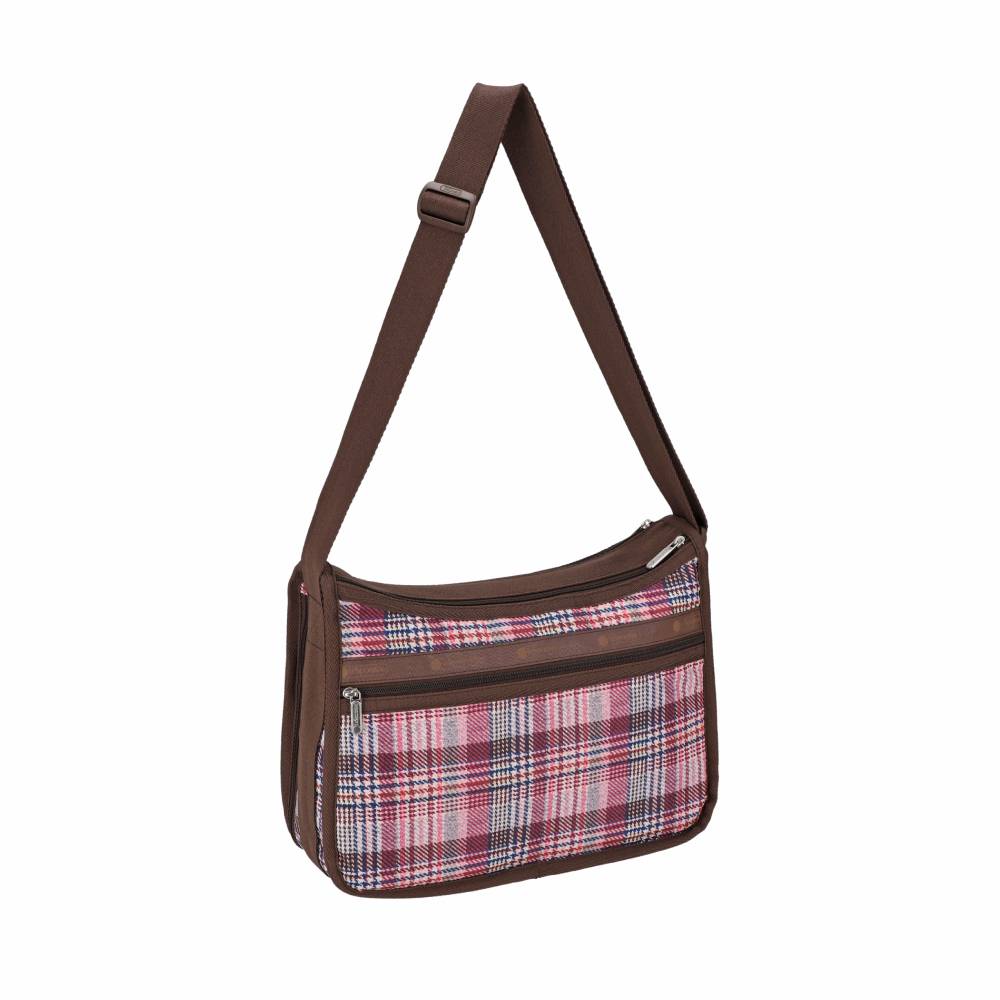 DELUXE EVERYDAY BAG 奢華斜背包 - 粉紅格紋