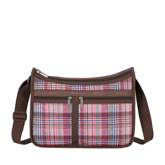 DELUXE EVERYDAY BAG 奢華斜背包 - 粉紅格紋