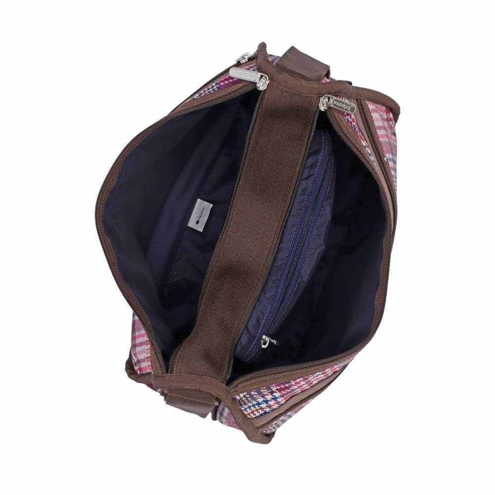 DELUXE EVERYDAY BAG 奢華斜背包 - 粉紅格紋