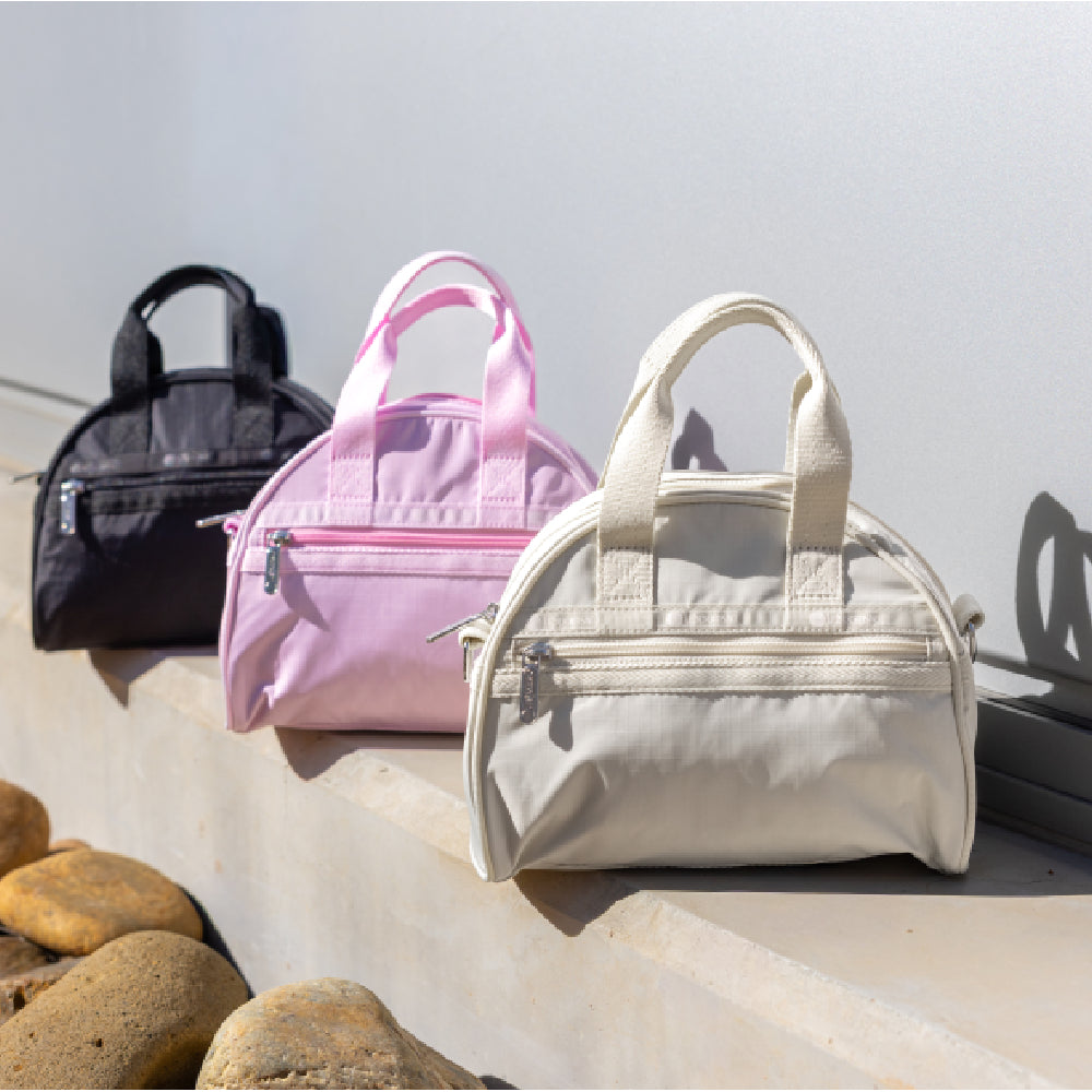 ROUND SM SATCHEL 圓形兩用包 - 奶油米