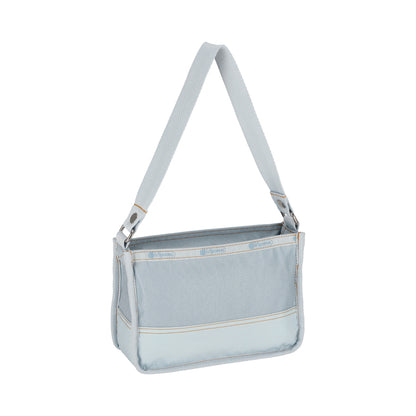 SM ZIP SHOULDER BAG 小型拉鍊肩背包 - 水洗丹寧