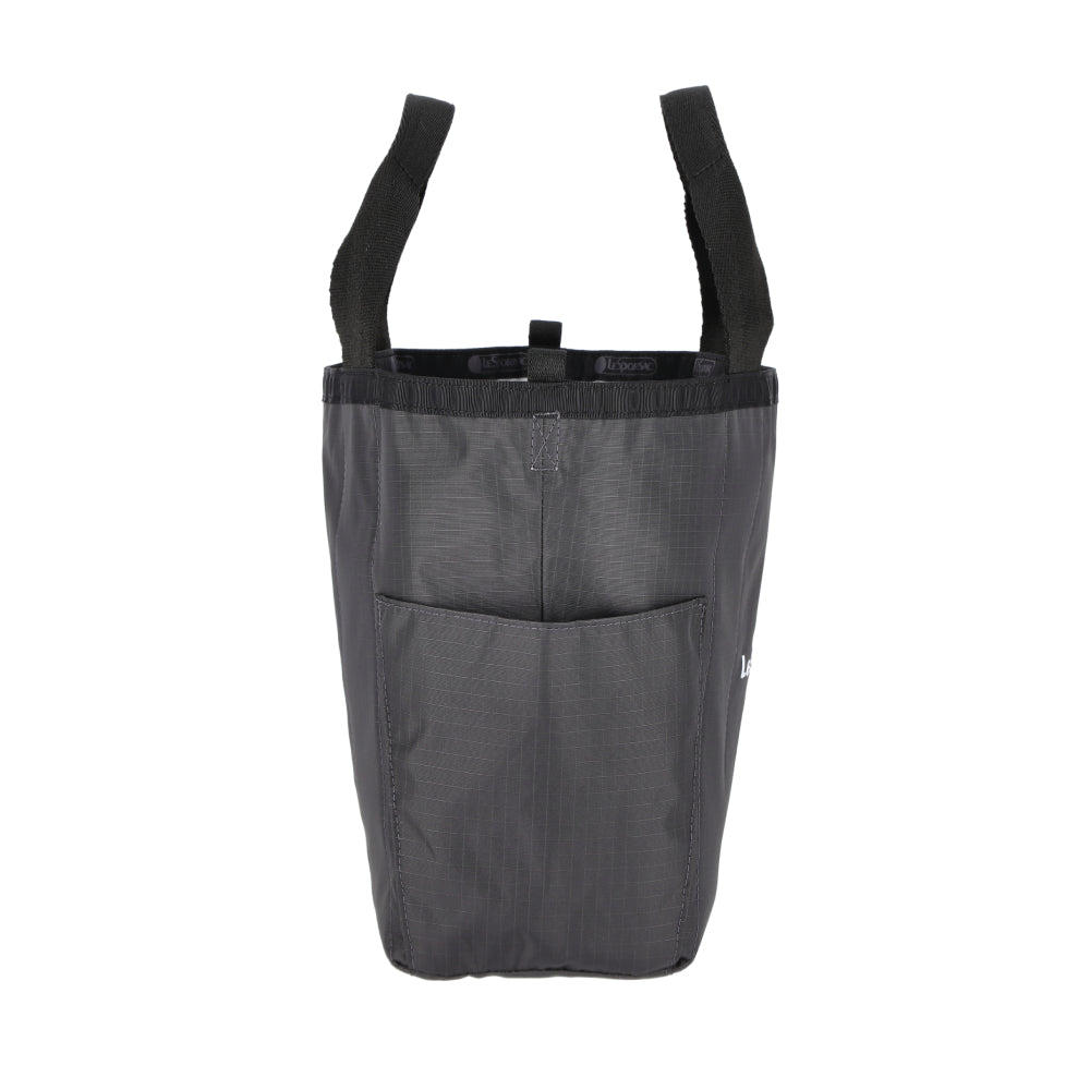 SM REVERSIBLE PKT TOTE 小型雙面托特包 - LOGO 迷彩灰/夜幕灰