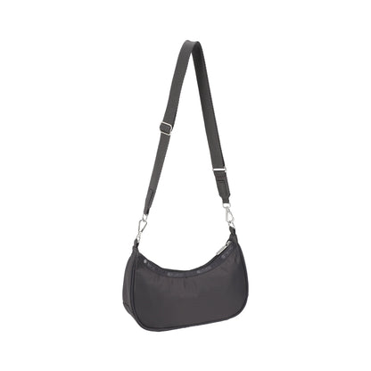 SM CONV HOBO 小型肩背兩用新月包 - 夜幕灰