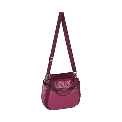 SMALL JENNI 斜背手提兩用包 - 閃耀莓紫